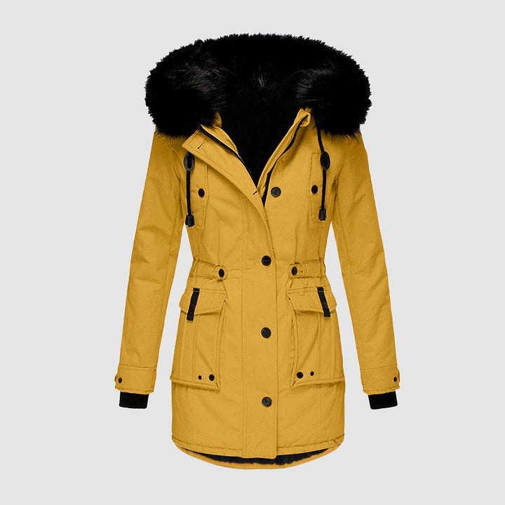 Ashley - winter jacket with fur hood
