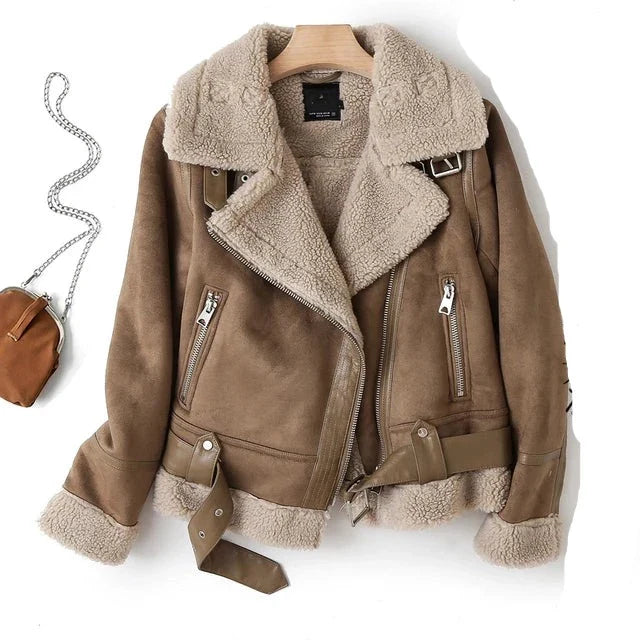 Rebecca - Giacca di pelliccia vintage calda