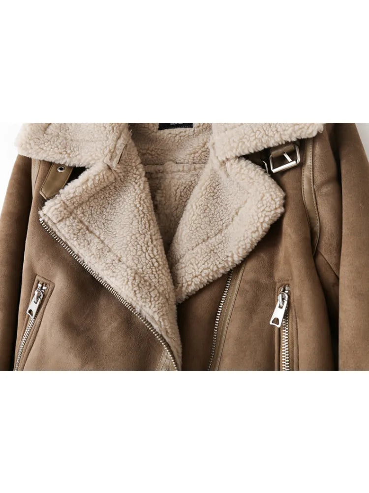 Rebecca - Giacca di pelliccia vintage calda