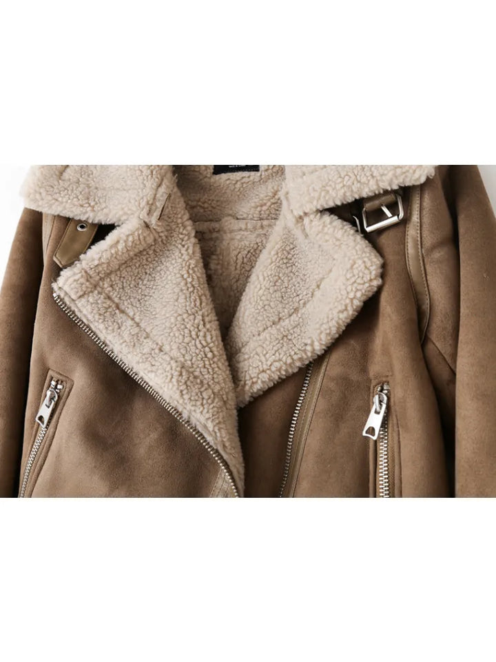 Rebecca - Giacca di pelliccia vintage calda