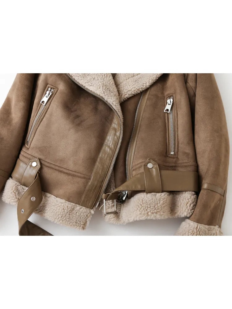 Rebecca - Giacca di pelliccia vintage calda