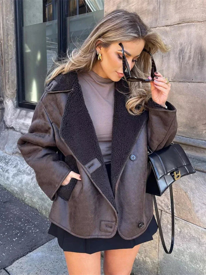 Antonella - Ciepła kurtka vintage