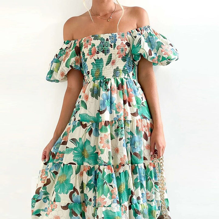 Amey - Robe fleurie colorée