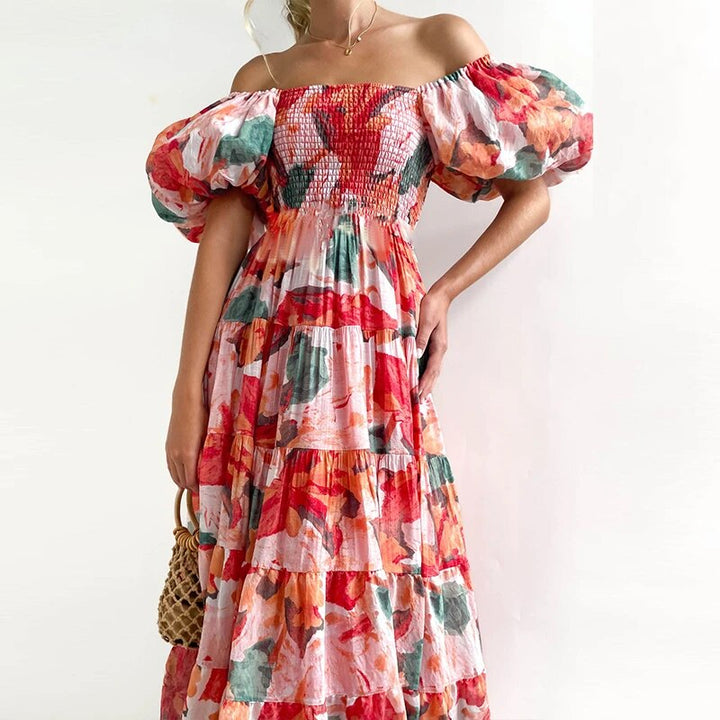 Amey - Robe fleurie colorée