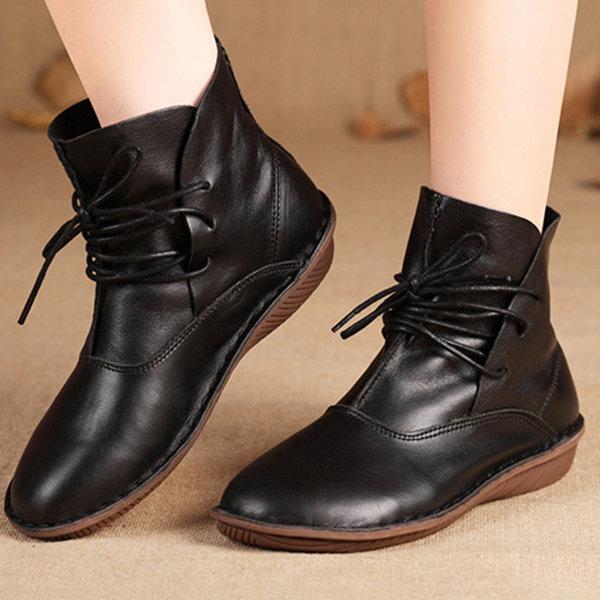 Isla - Klassischer damenstiefel aus leder