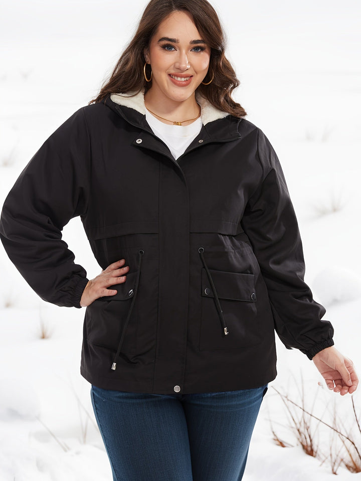 Elegante Kurze Warme Winterjacke für Frauen | Perfekt für den Winter