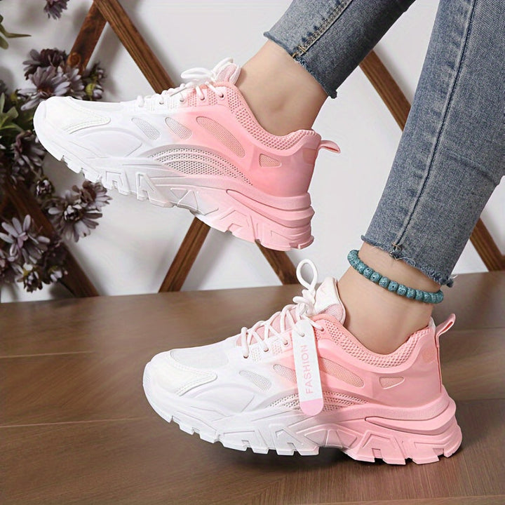 Elegante Gradient Chunky Sneaker für Damen | Für den Alltag