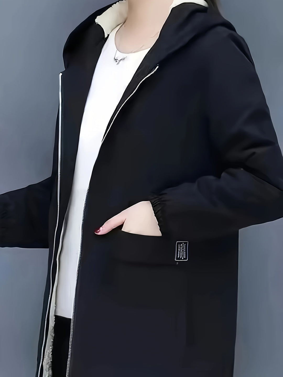 Stilvolle Kurze Fleece Winterjacke für Frauen | Perfekt für Wintertage