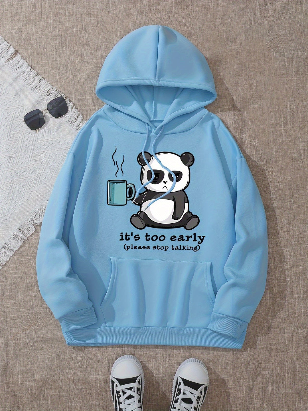 Casual fleece hoodie with hood for women | Perfect for leisure