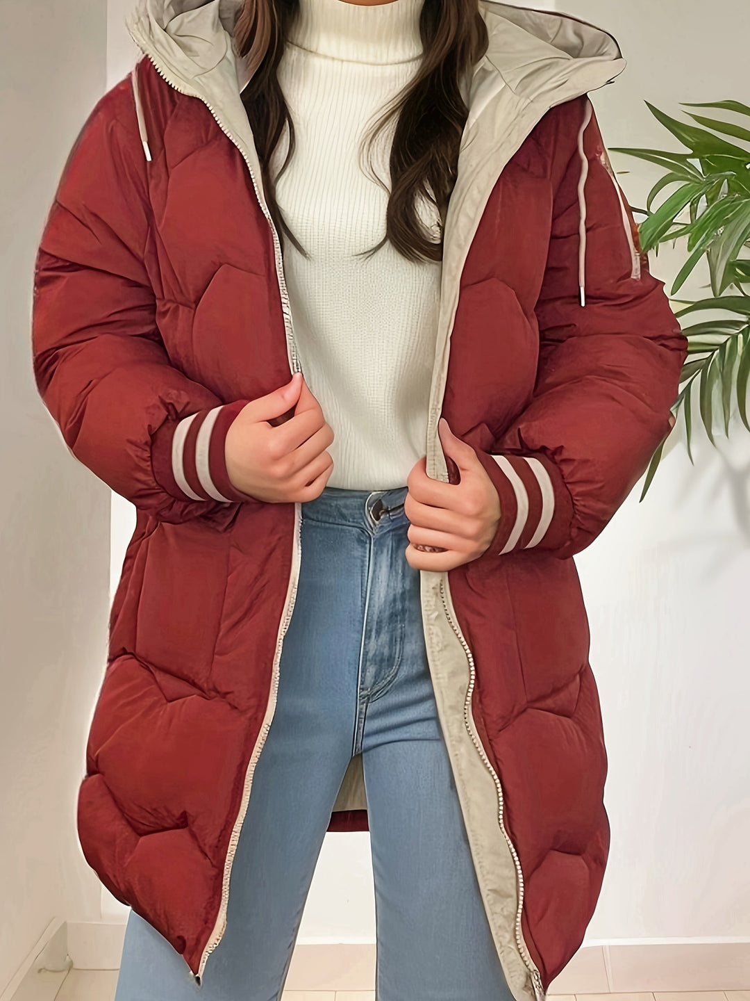 Ada - Warm winter puffer jacket for women