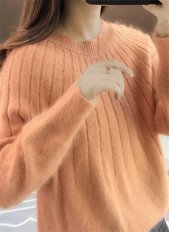 Dollie - Pull en tricot duveteux