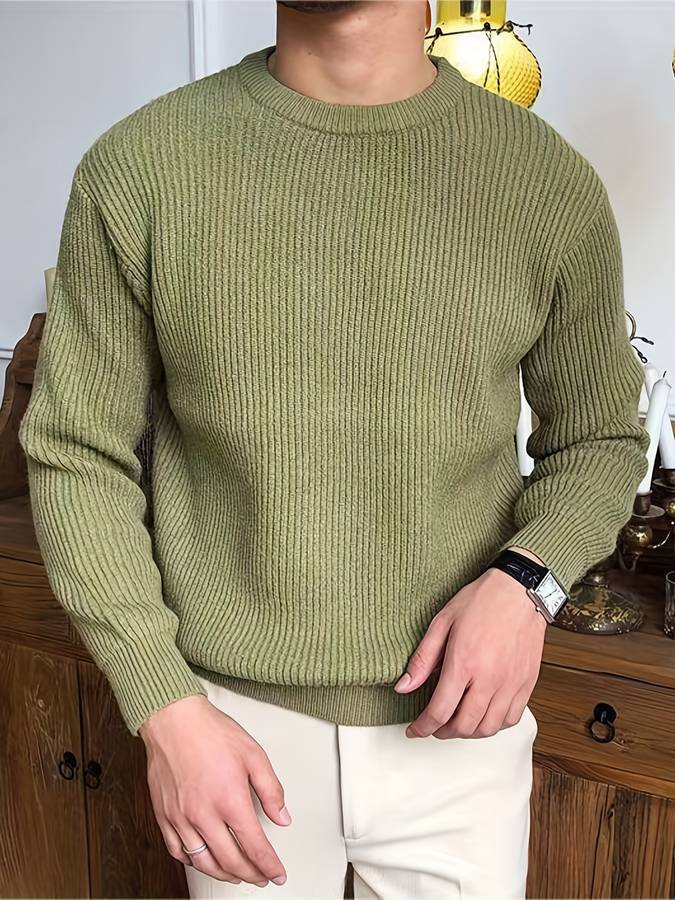 Elegancki sweter o strukturze