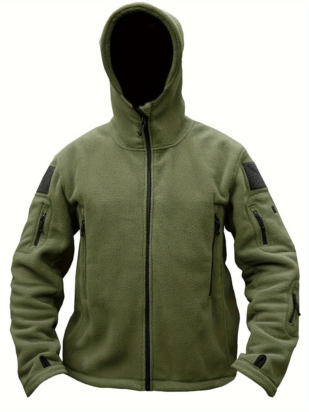 Warme Fleece-Reißverschluss-Winddichte Outdoorjacke Für Herren | Perfekt für Outdoor-Aktivitäten