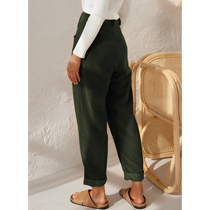 JANA - Pantalon en velours côtelé à la mode