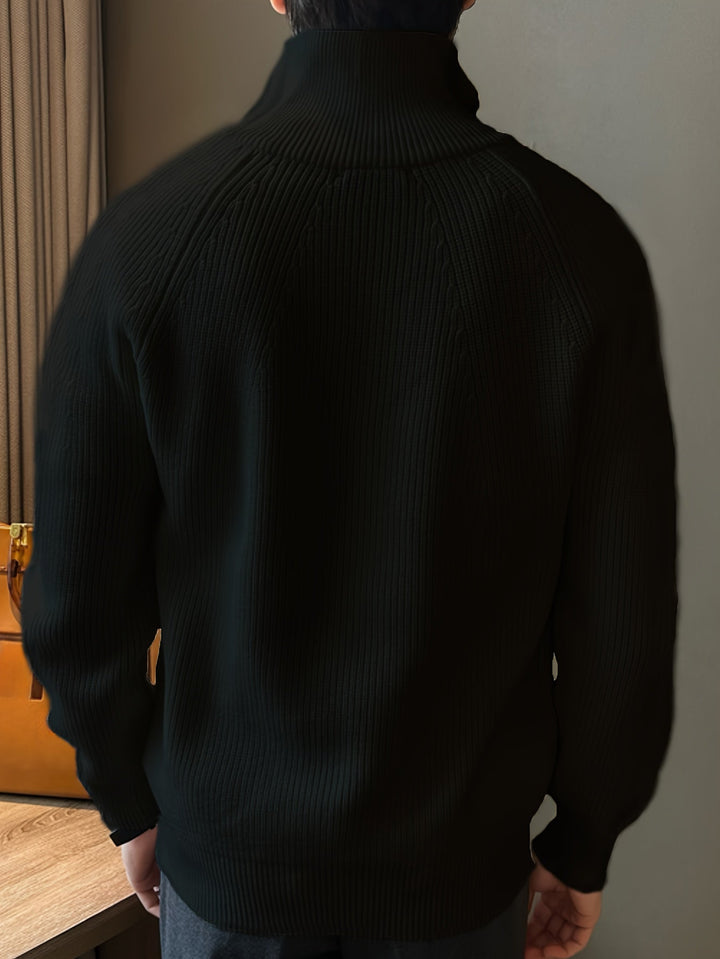 Mauricio - Lässiger Pullover mit Reißverschluss für Männer
