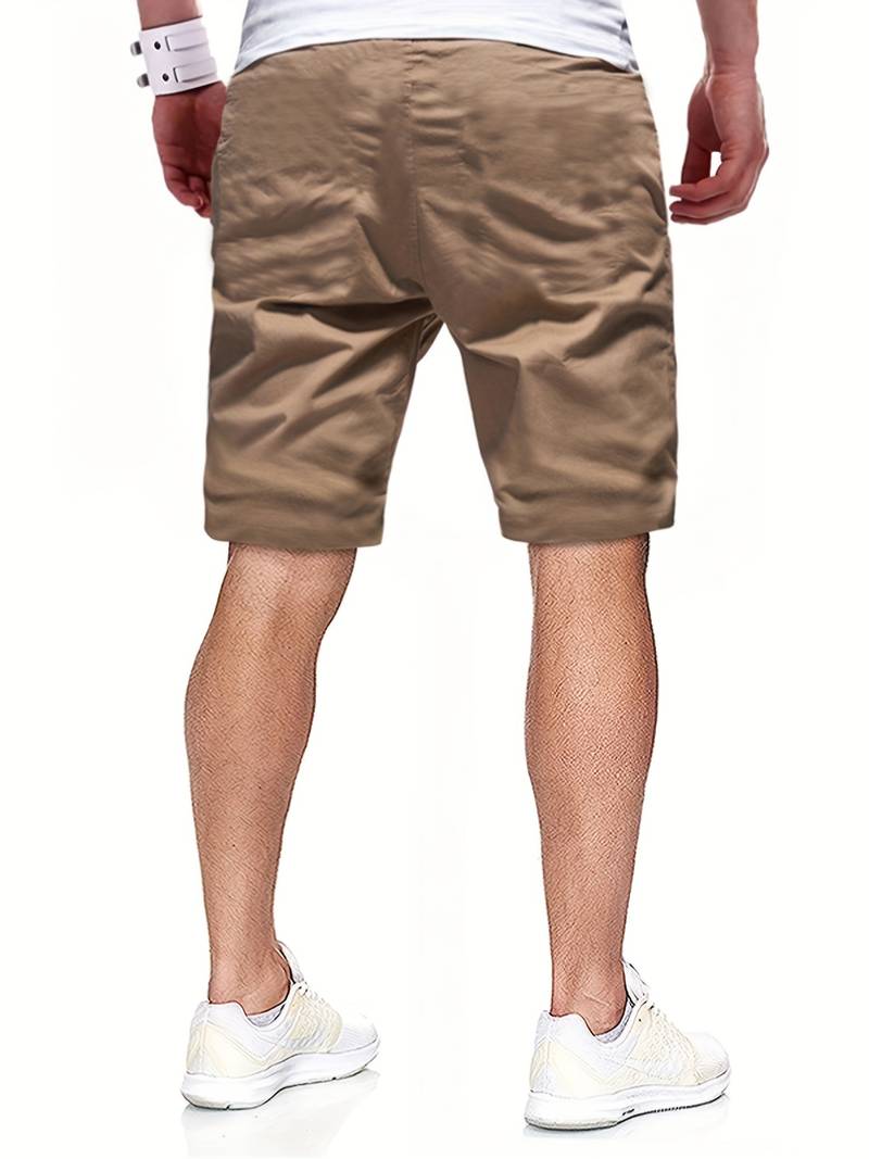 Herren Shorts mit Kordelzug – Bequeme Sommer-Shorts aus Baumwollmix für Freizeit, Sport & Streetwear Style