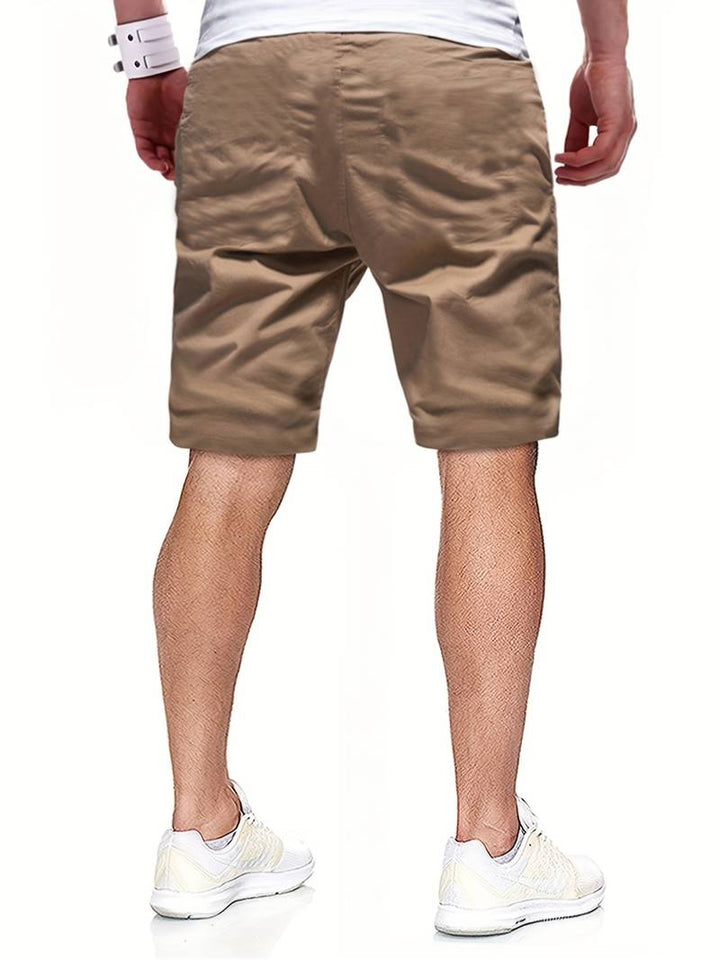 Herren Shorts mit Kordelzug – Bequeme Sommer-Shorts aus Baumwollmix für Freizeit, Sport & Streetwear Style
