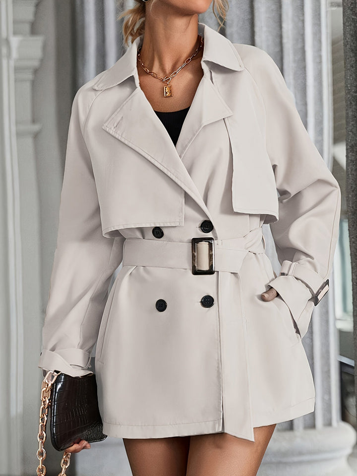 Trench-coat élégant avec ceinture et manches longues pour femmes | Idéal pour toutes les occasions