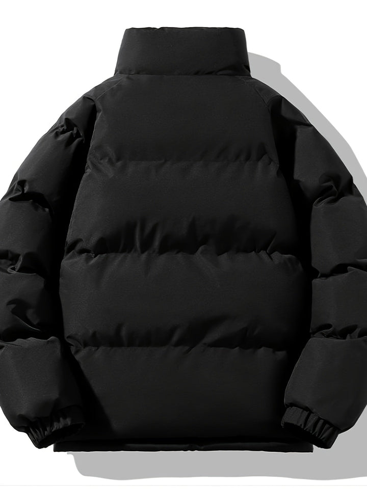 Vintage Lange Ärmel Reißverschluss Retro Stil Stehkragen Winter Jacke Für Herren | Ideal für Winter
