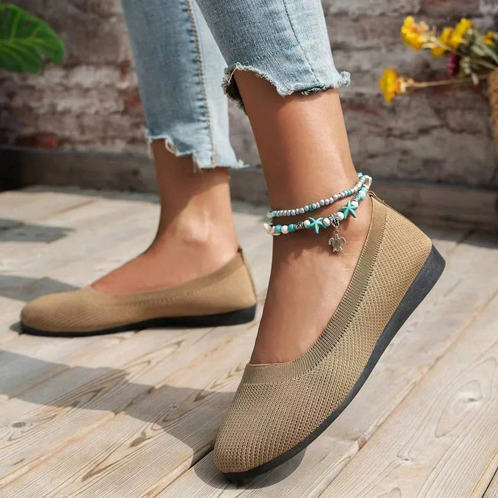 Chaussures plates respirantes