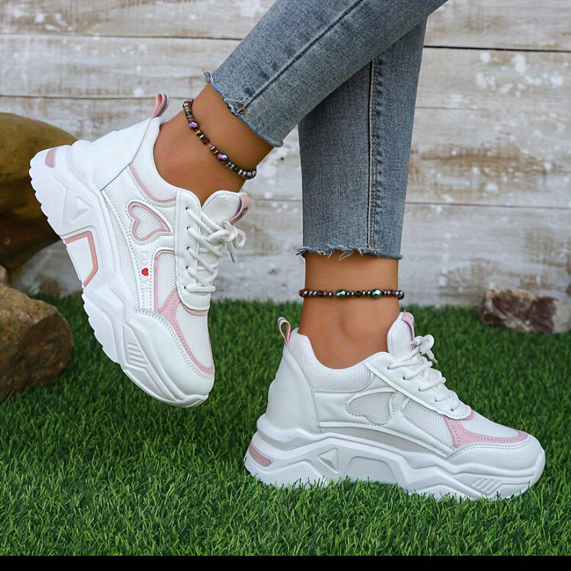 Stilvolle Leichte Strick-Cut-Out Sneaker für Damen | Perfekt für Casual Days