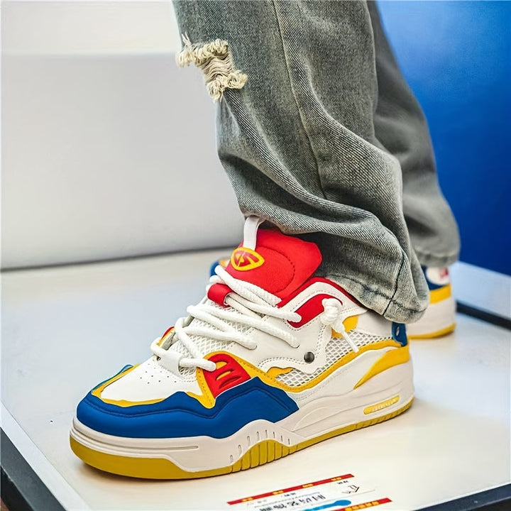 Sneaker da skate leggere e carine con colorblock alla moda per donna | Perfette per giornate casual