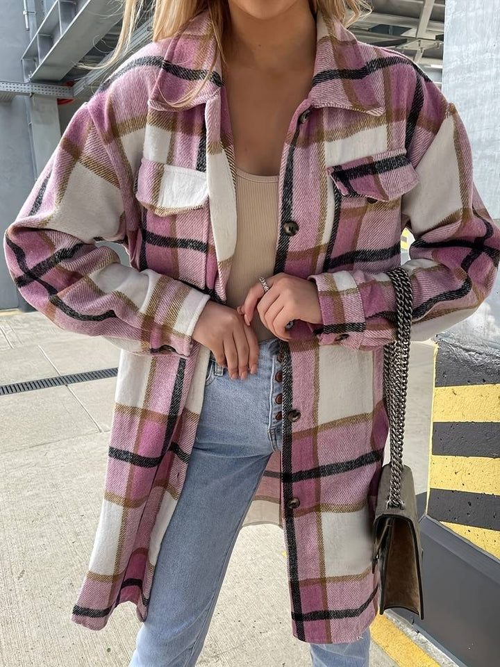 Alice - Camicia a quadri Giacche Cappotto