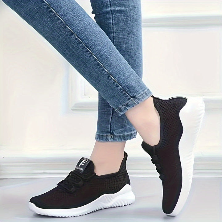 Stilvolle Einfarbige Sneaker für Damen | Perfekt für den Alltag