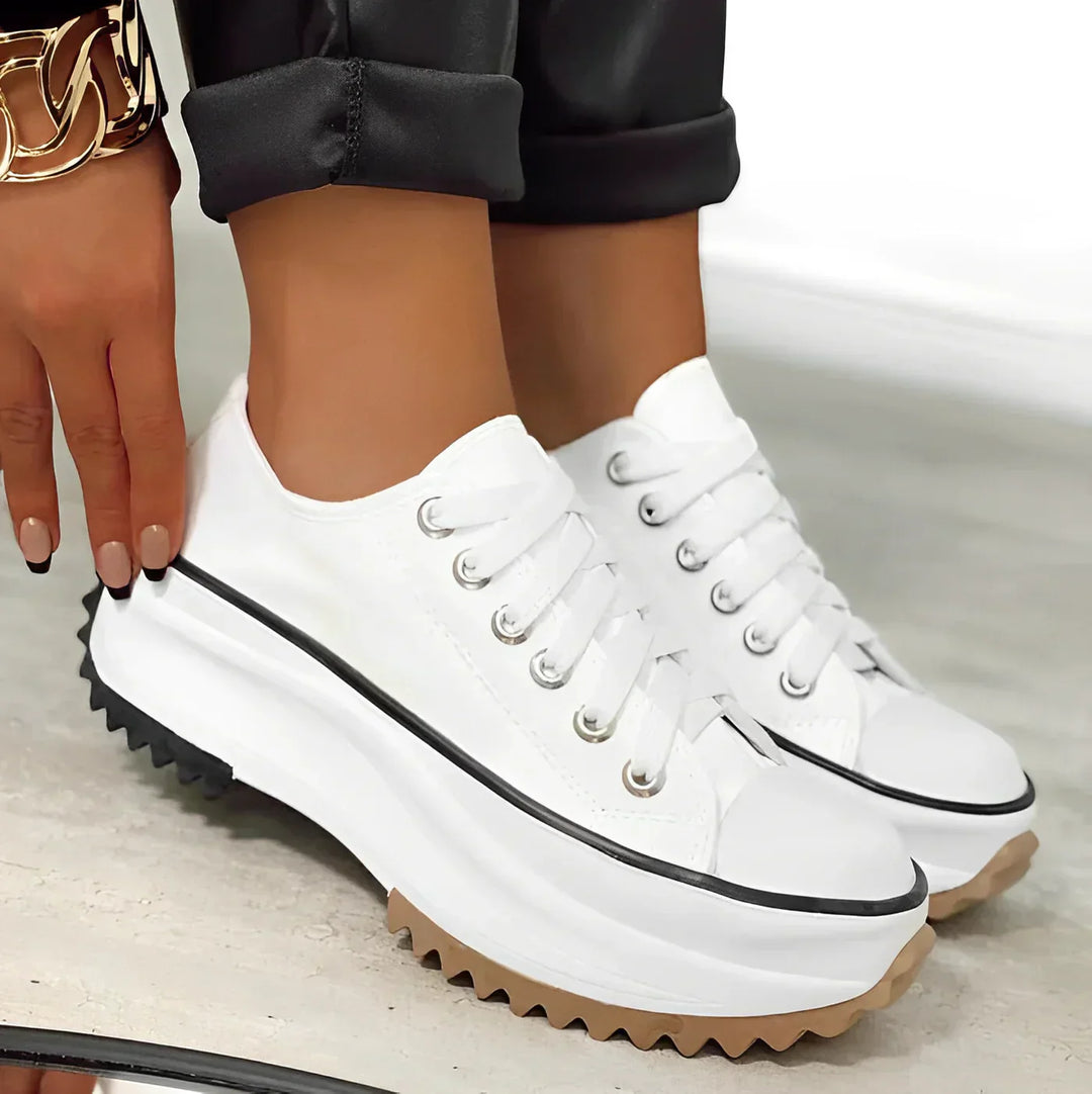 Leni - Baskets compensées confortables pour femmes