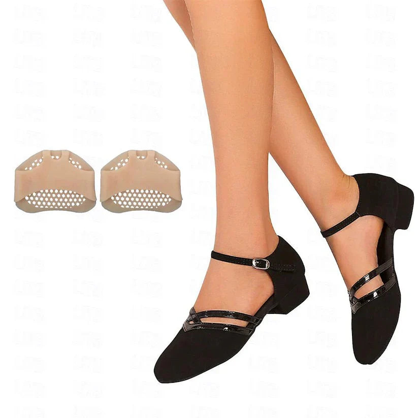 Damen Pumps mit Blockabsatz und Riemchen – Elegante Tanzschuhe mit Schnalle & Kreuzriemen – Bequeme Low Heels für Alltag, Büro & Events