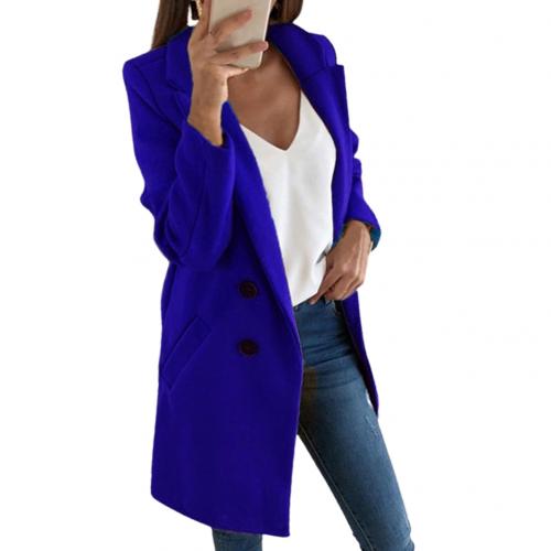 AUROZA – Un élégant long manteau blazer