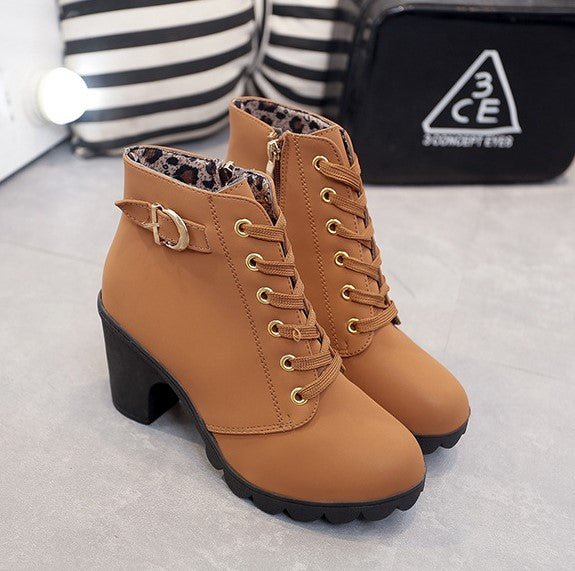 Ava - Schnürstiefeletten zum Aufpeppen deines Herbst Outfits