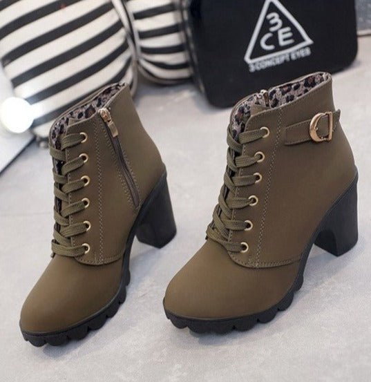 Ava - Schnürstiefeletten zum Aufpeppen deines Herbst Outfits