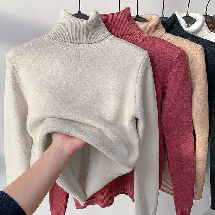 Mariah - Pull à col roulé automne-hiver pour femmes pour dames