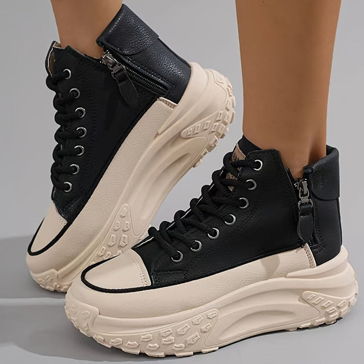 Casual high-top platform sneakers for women | Perfect for casual days