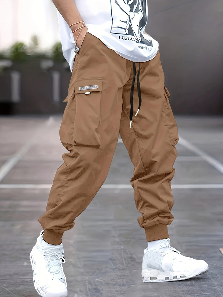 Herren Cargo Joggerhose mit Taschen – Streetwear Hose für Freizeit & Alltag