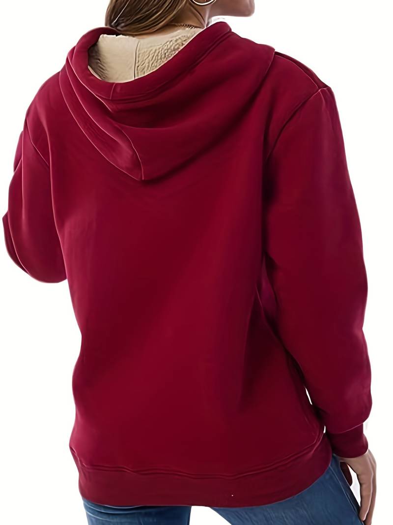 Cristy - Plüsch-Fleecejacke mit Kapuze