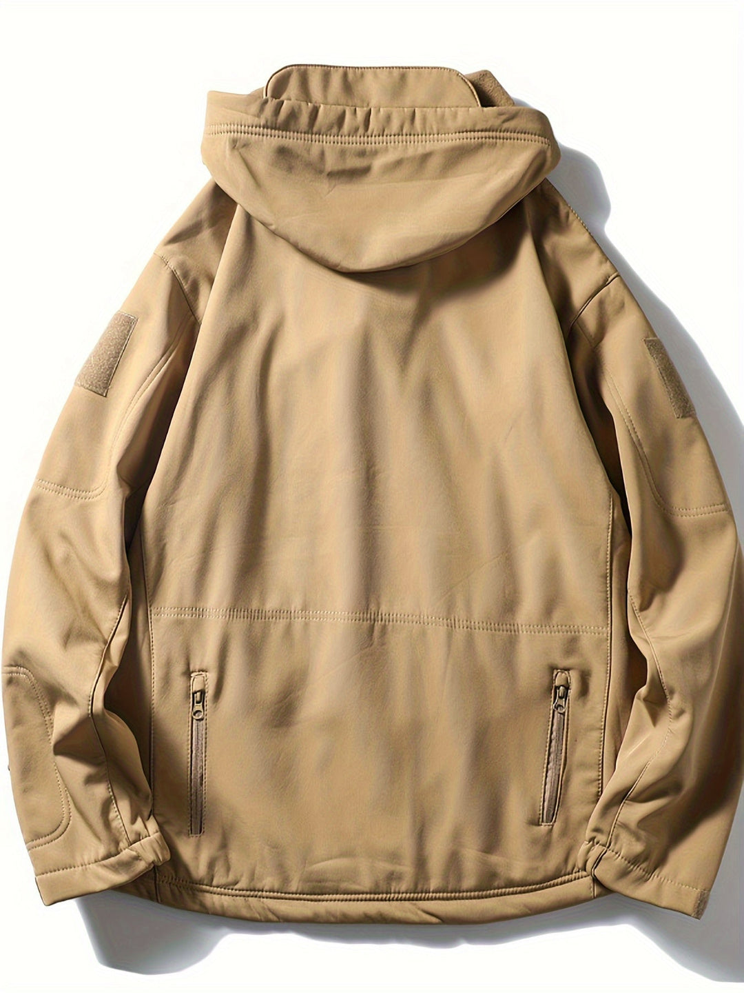 Veste softshell homme – Veste tactique extérieure coupe-vent avec capuche et poches zippées