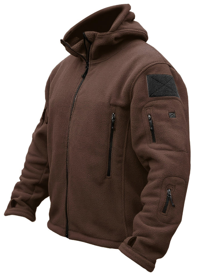 Warme Fleece-Reißverschluss-Winddichte Outdoorjacke Für Herren | Perfekt für Outdoor-Aktivitäten