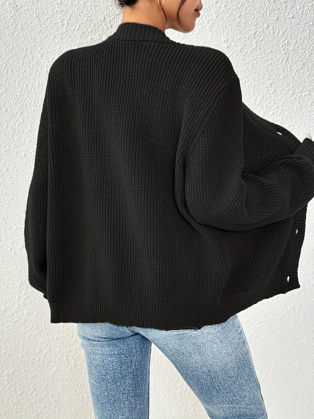Cardigan en laine tricotée chaude et élégante pour femmes | Idéal pour toutes les saisons