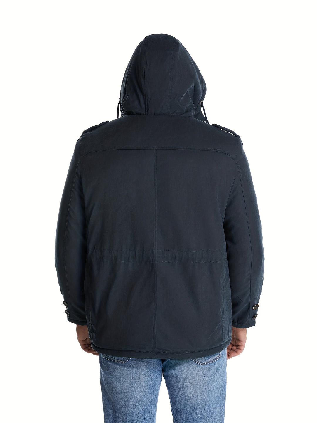 Casual Veste d'hiver cargo à capuche avec plusieurs poches en polaire chaude | Parfaite pour les activités de loisirs