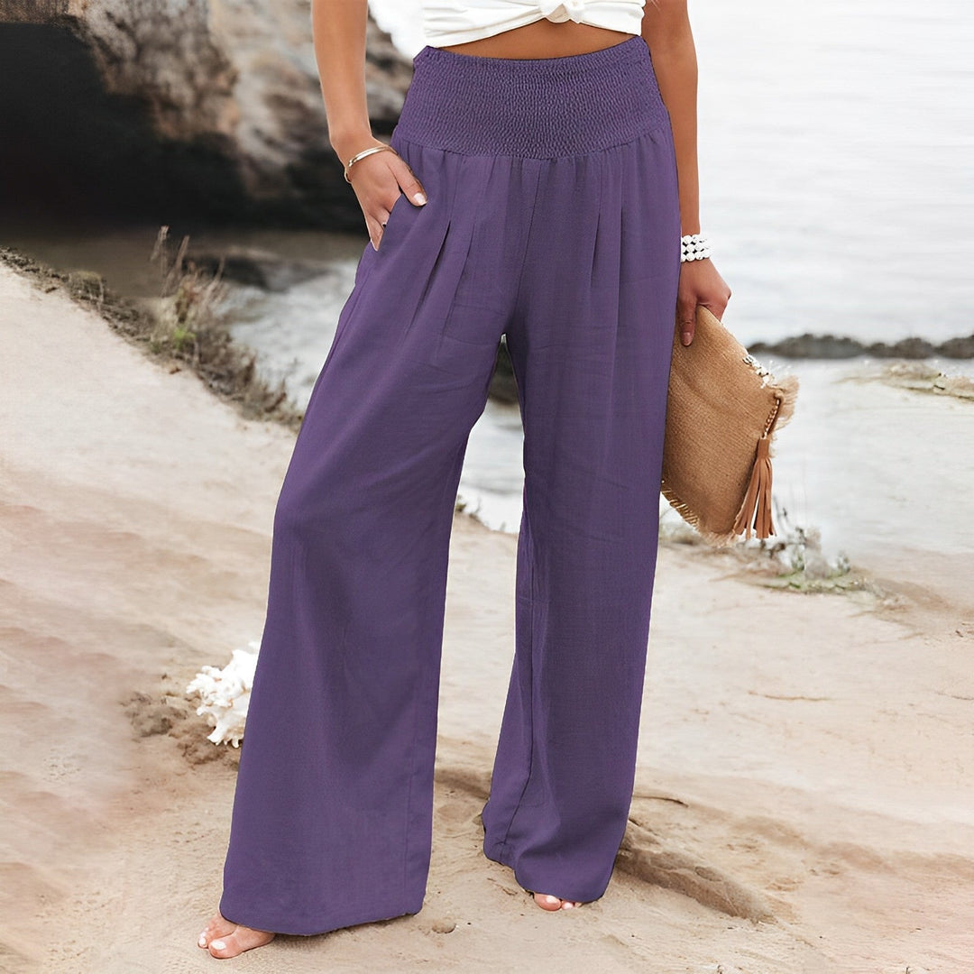 Coll - pantalon à jambes larges