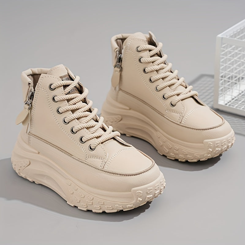 Casual high-top platform sneakers for women | Perfect for casual days