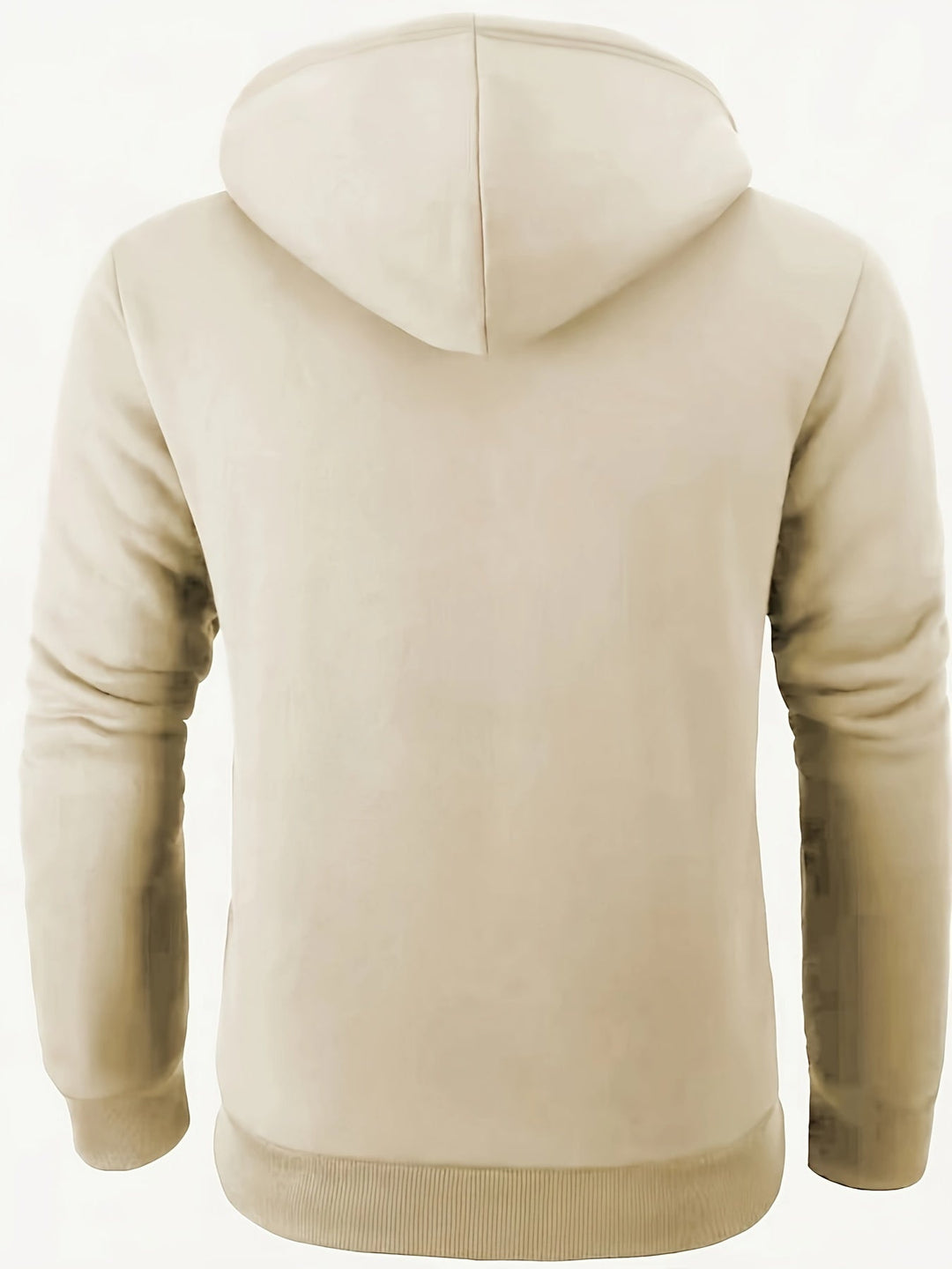 Vern - Veste à capuche décontractée avec fermeture éclair et laine à l'intérieur pour hommes