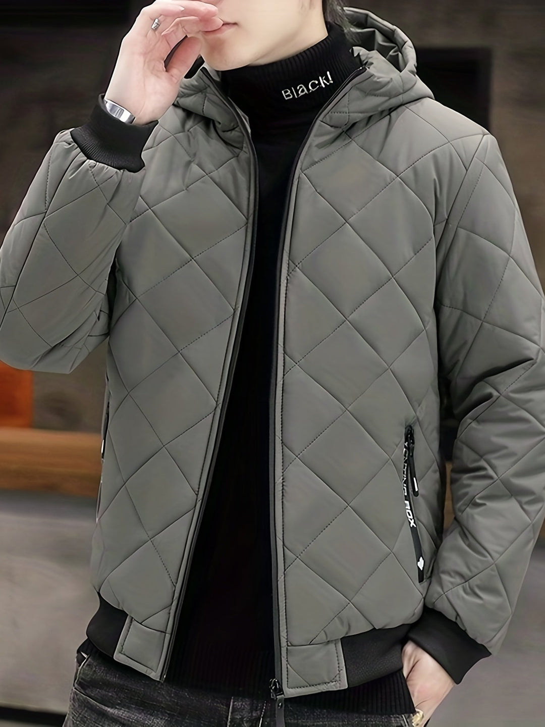 Veste d'hiver à capuche en peluche chaude pour hommes | Parfaite pour les activités de plein air