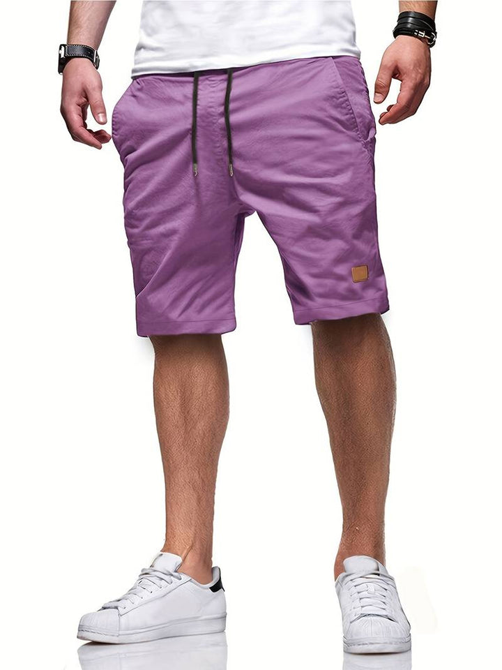 Herren Shorts mit Kordelzug – Bequeme Sommer-Shorts aus Baumwollmix für Freizeit, Sport & Streetwear Style