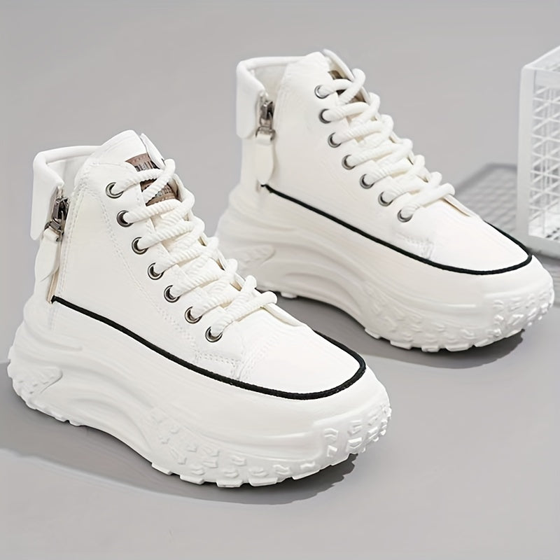 Casual high-top platform sneakers for women | Perfect for casual days