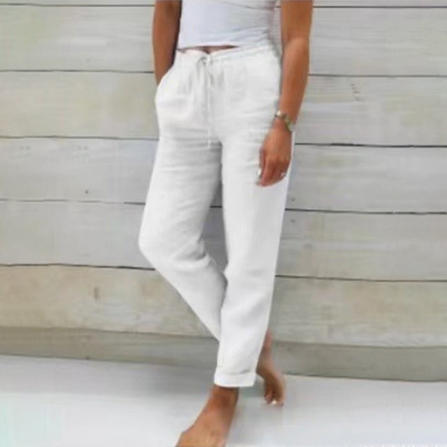 Olivine - Pantalon droit - Décontracté - Style formel - Pour un usage de loisirs pour femmes