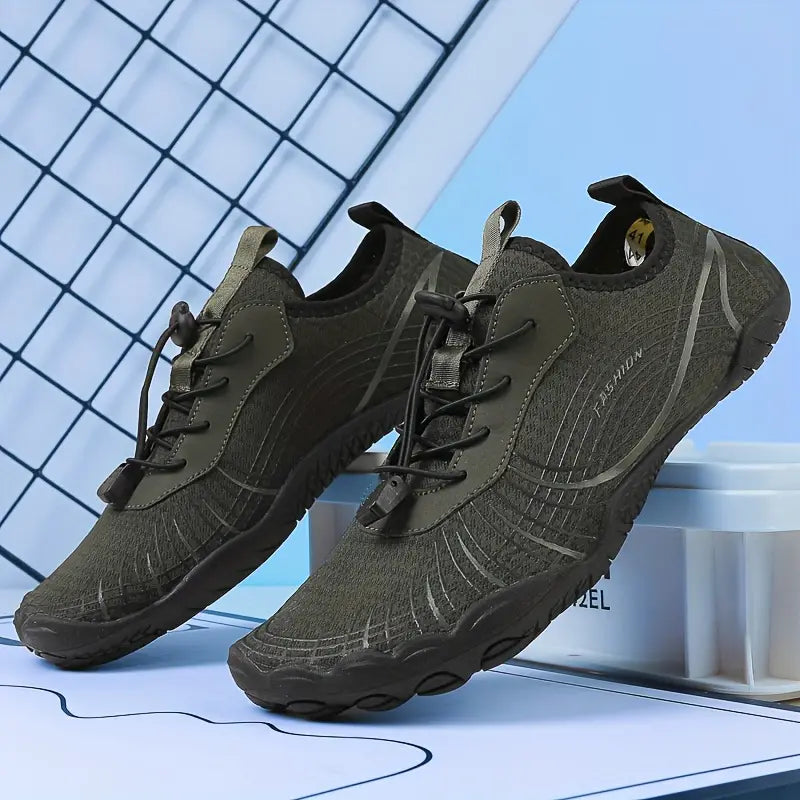Jimmy - Buty na boso z regulowaną klamrą, oddychające, szybko schnące, antypoślizgowe buty dla mężczyzn
