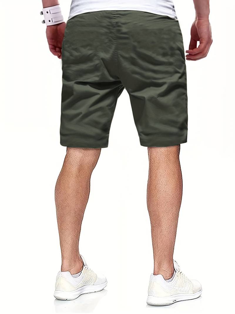 Herren Shorts mit Kordelzug – Bequeme Sommer-Shorts aus Baumwollmix für Freizeit, Sport & Streetwear Style
